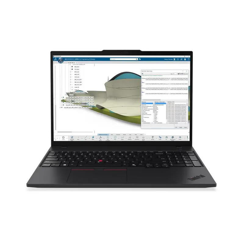 LENOVO - Portátil Lenovo Workstation P16s G4 AMD R AI7 Pro 32GB 1TB - Negro