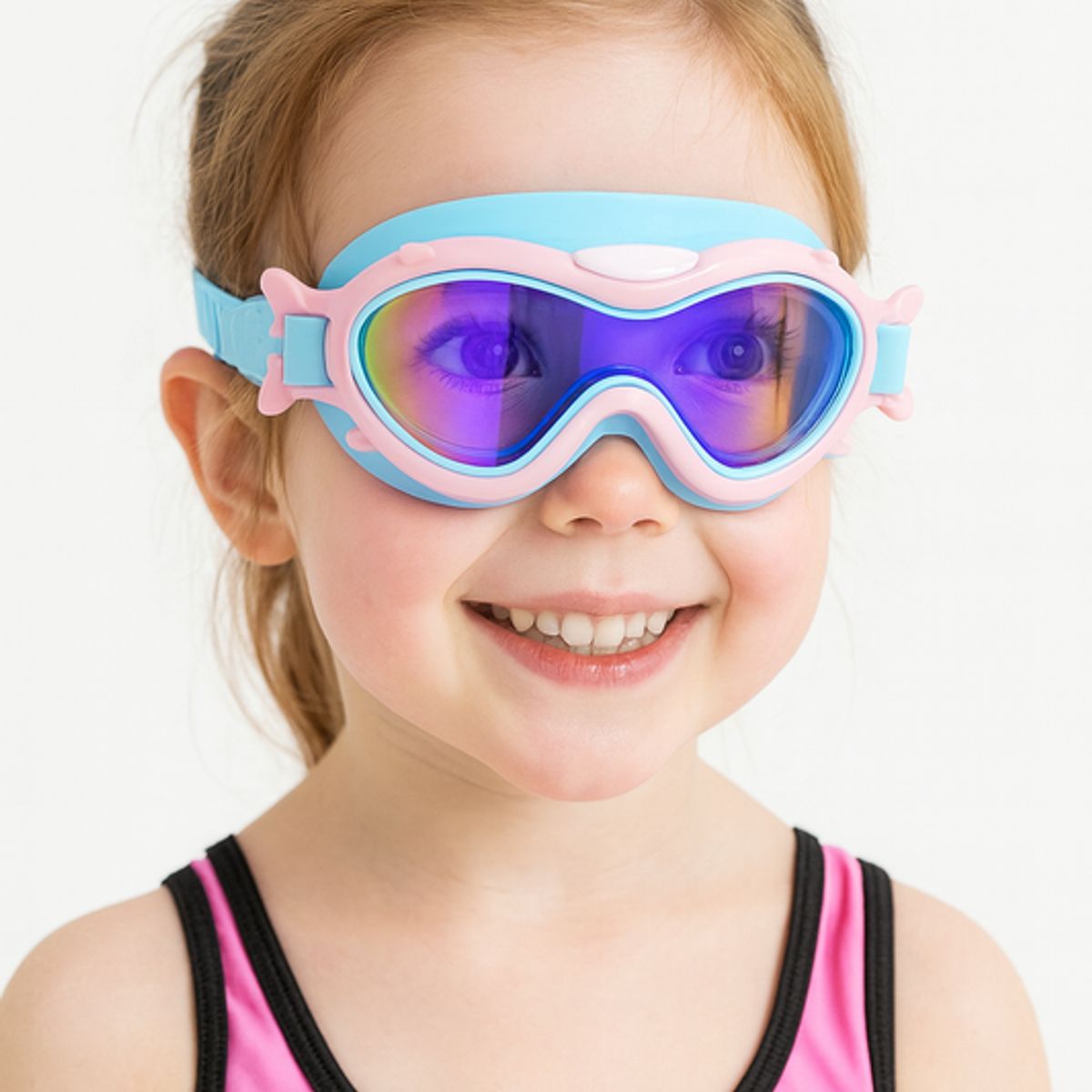 MULTIPLACE COLOMBIA - Gafas de Natación Tipo Careta para Niños-