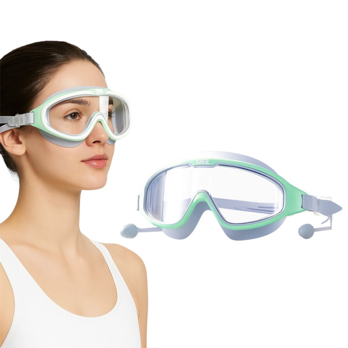 MULTIPLACE COLOMBIA - Gafas de Natación Tipo Careta para Adulto-