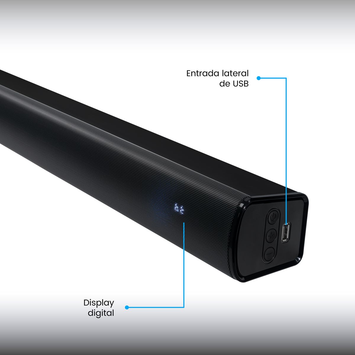 CHALLENGER - Barra de Sonido negra Bluetooth 50W Challenger SB50Y