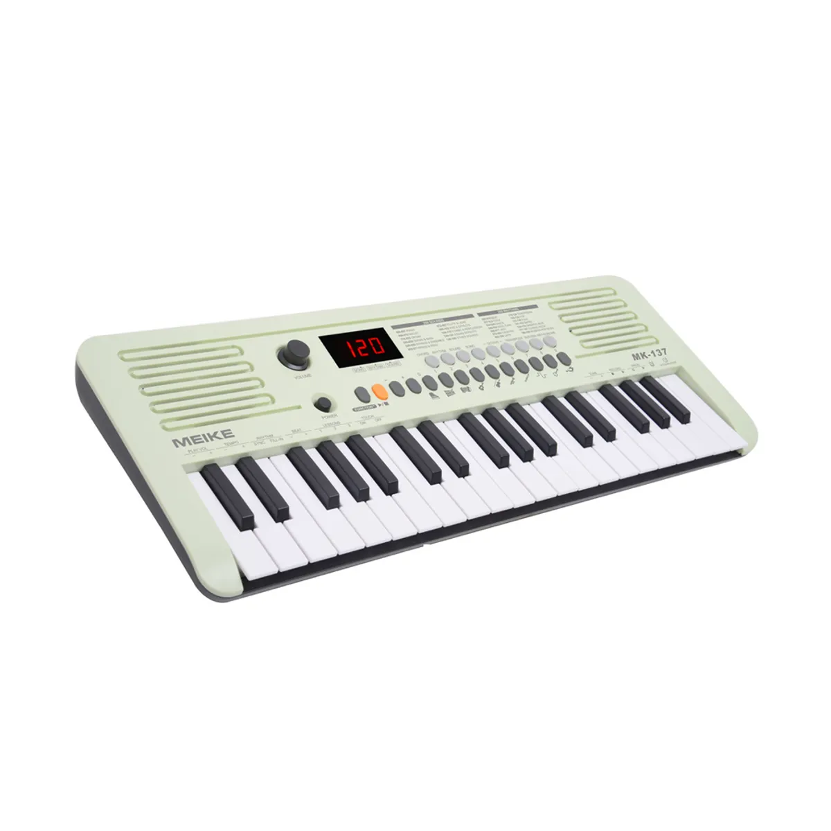 MK - Teclado Meike Mk137 - 37 Teclas Sensitivas Controlador Midi