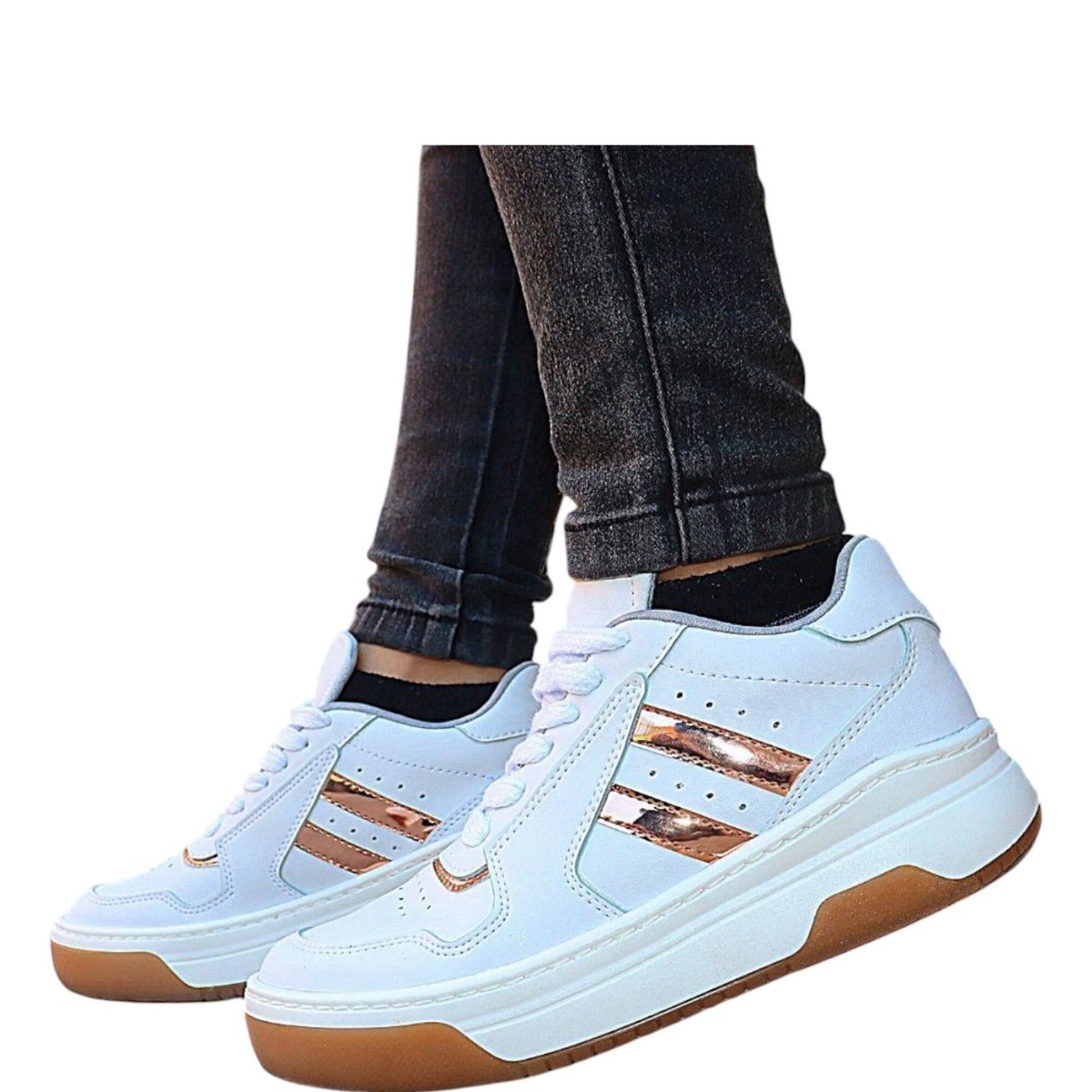 NACIONAL - Tenis Bolicheros 2 Líneas Dama