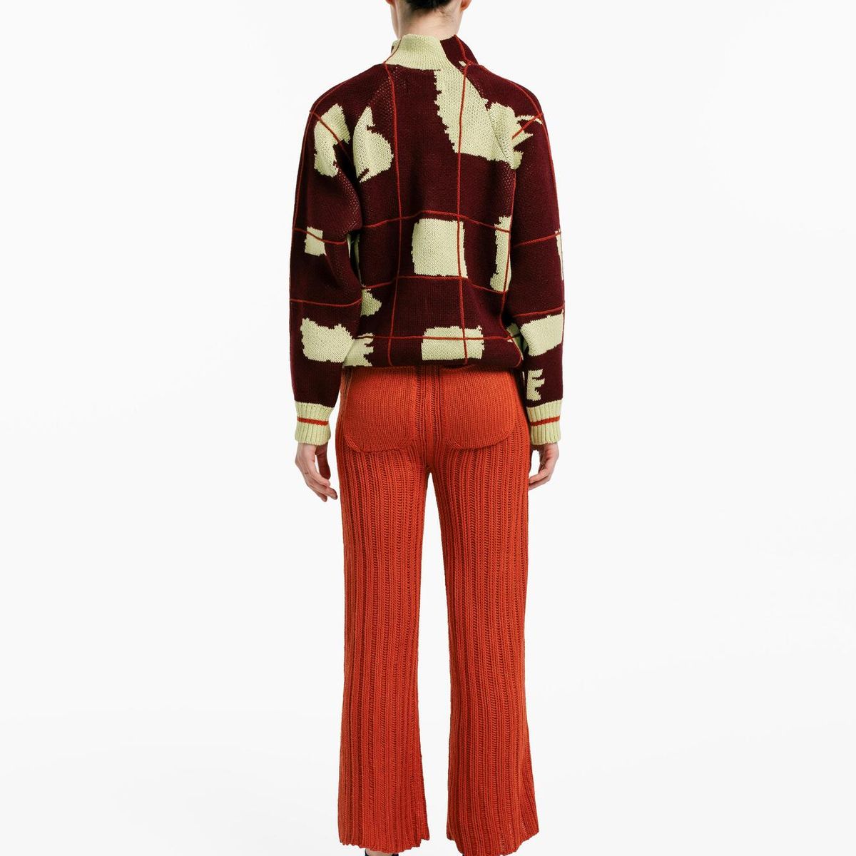 MAGLIONE - Sweater Tartán Verde