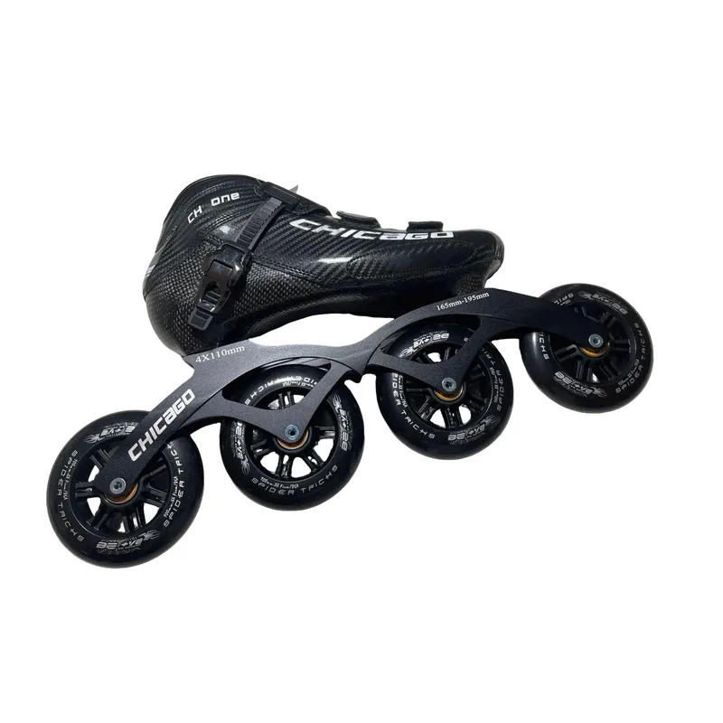 DISTRIONLINE - Patines Profesionales Chicago Originales Fibra De Carbono