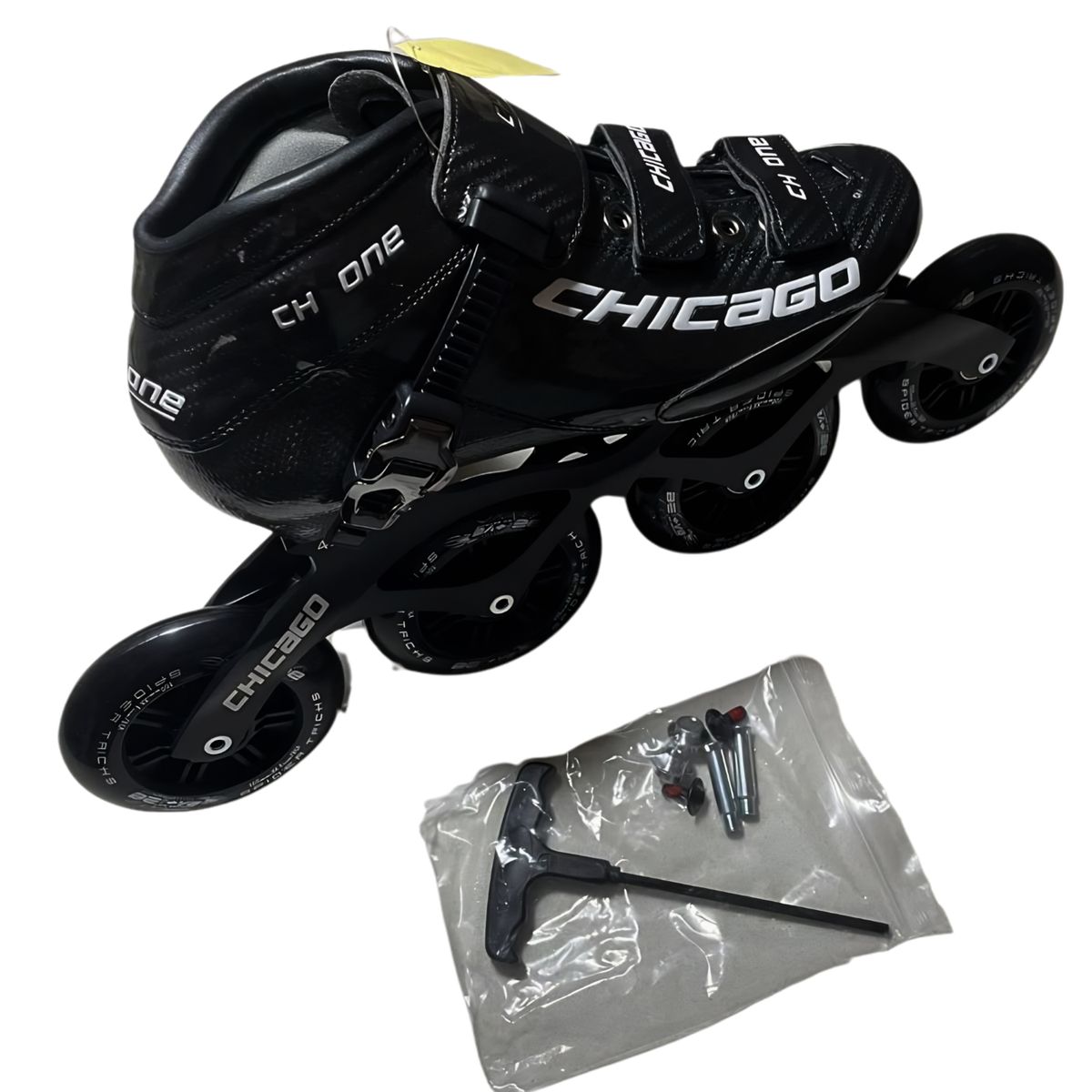 CHICAGO - Patines Profesionales Chicago Originales Fibra De Carbono Color Negro Talla 40