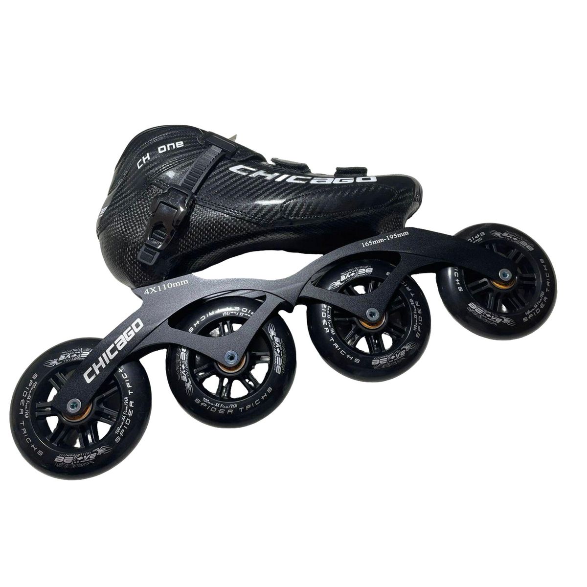 DISTRIONLINE - Patines Profesionales Chicago Originales Fibra De Carbono