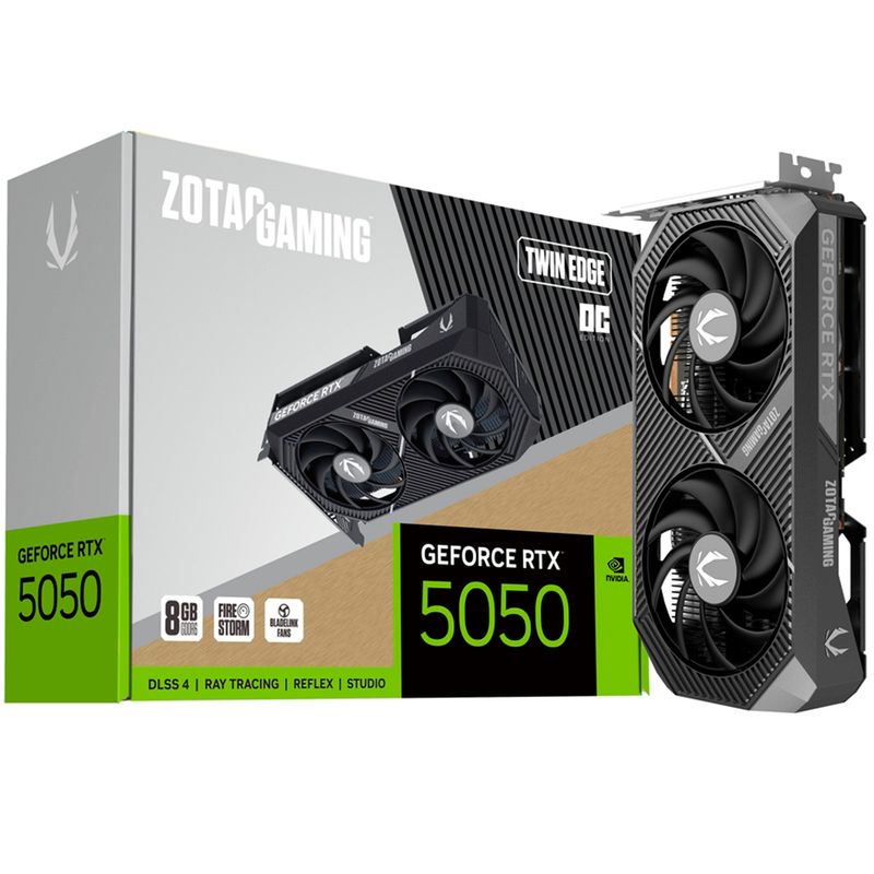 ZOTAC - Tarjeta De Vídeo Zotac GeForce RTX 5050 Twin Edge OC 8GB