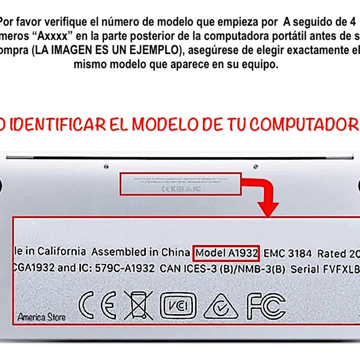 GENERICO - Carcasa Case Para Mac Air 11 A1465 Protector Teclado Español Rojo