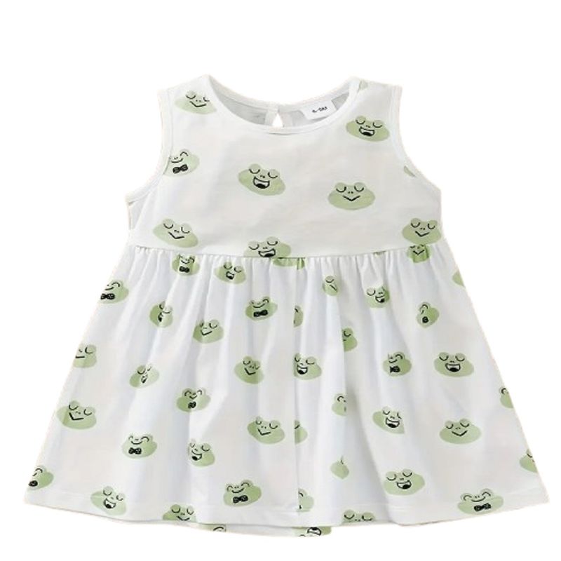 100 - Vestido De Ranitas Color Blanco