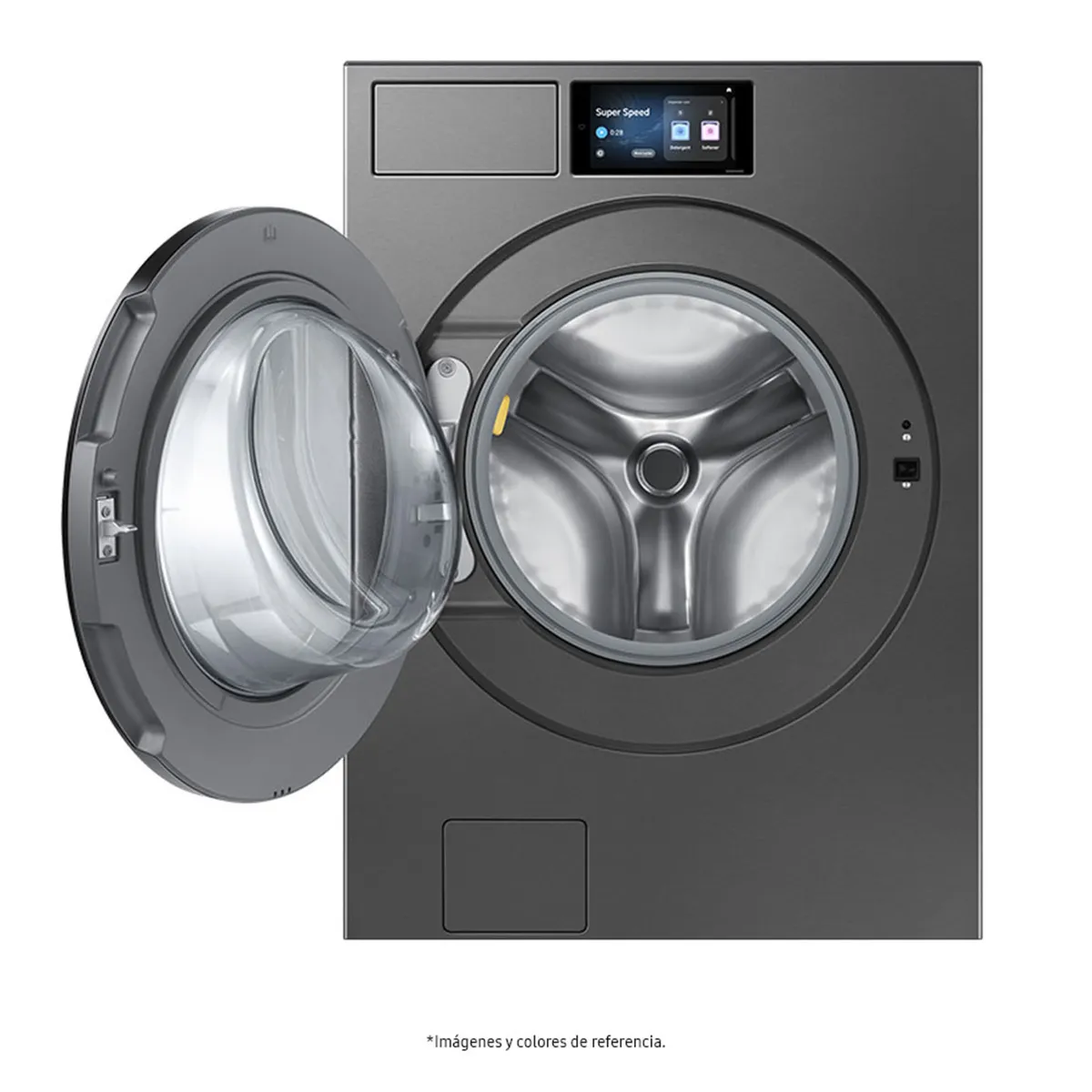 SAMSUNG - Lavadora Samsung  26 Kg AI Wash WiFi Carga Frontal  WF90F26ADSCO