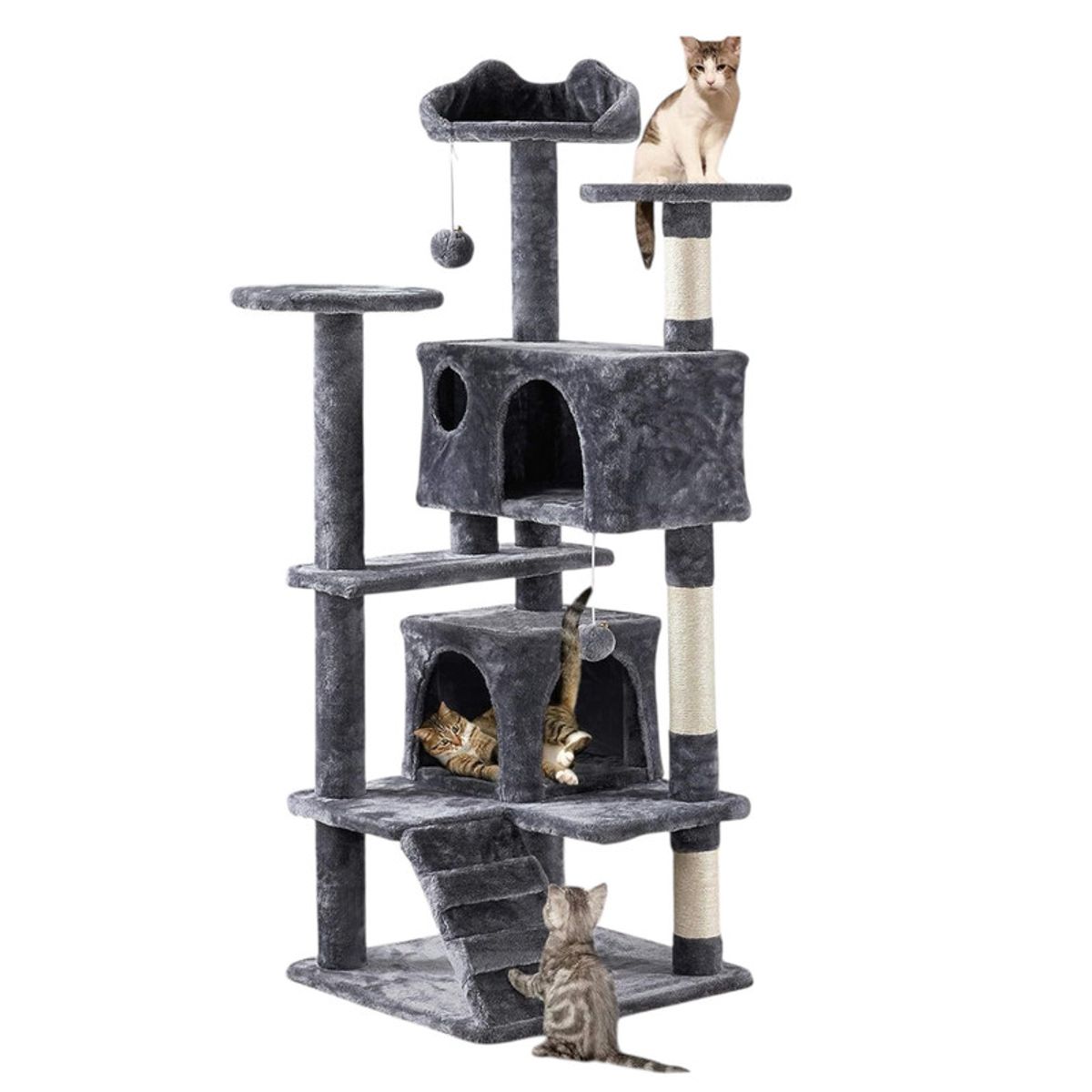 MULTIPLACE COLOMBIA - Gimnasio para Gatos Multifuncional de Lujo Descanso y Rascado