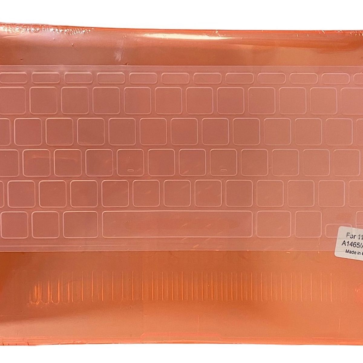 GENERICO - Carcasa Case Para Mac Air 11 A1465 Protector Teclado Español Naranja