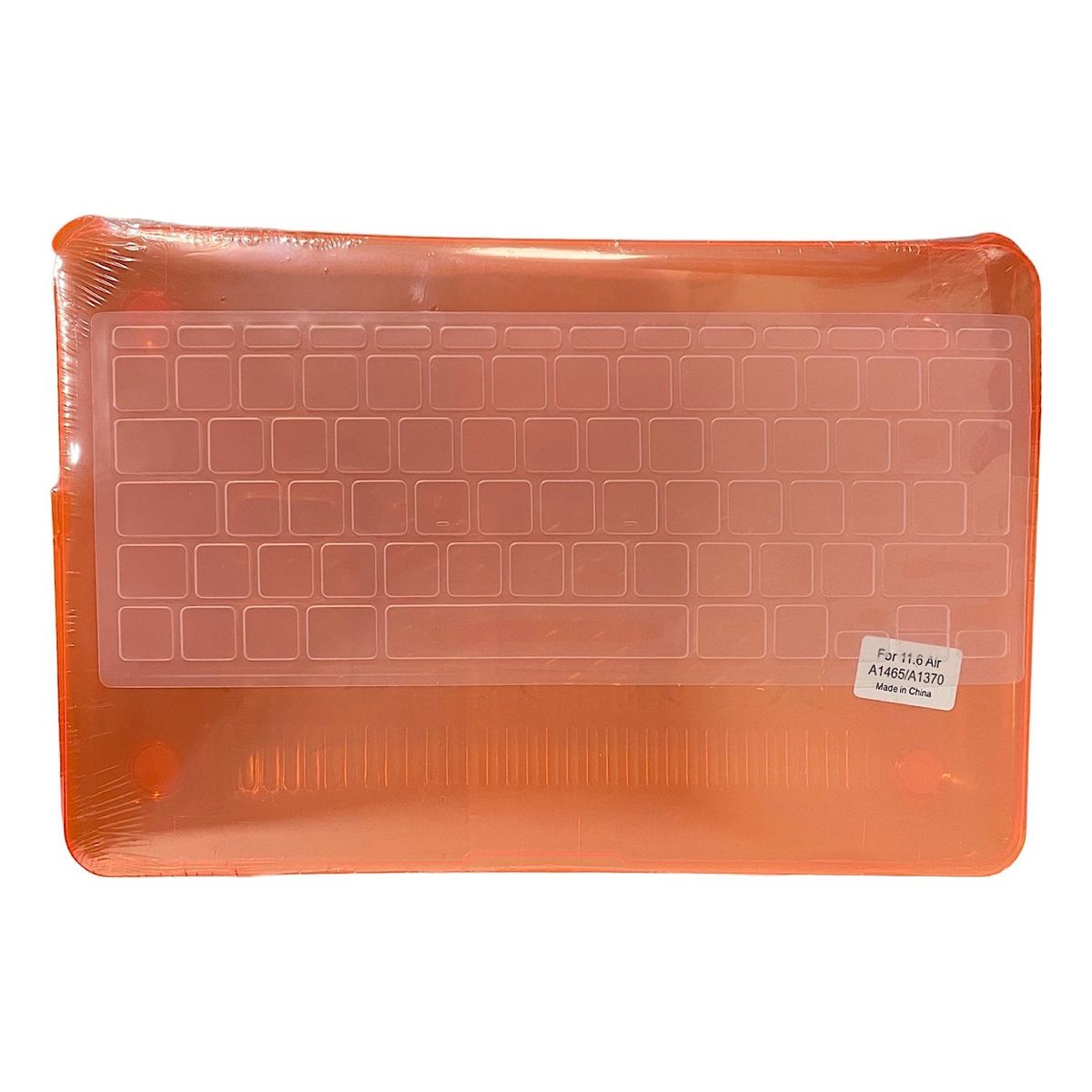 GENERICO - Carcasa Case Para Mac Air 11 A1465 Protector Teclado Español Naranja