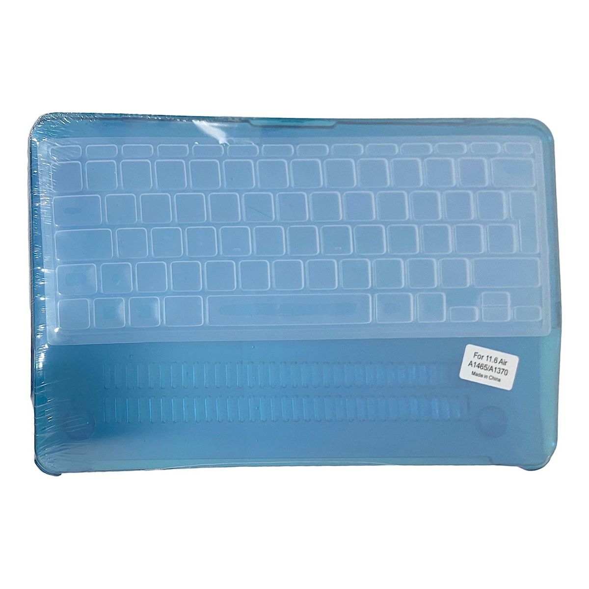 GENERICO - Carcasa / Case + Protector Teclado Macbook Air 11 Español Azul Claro