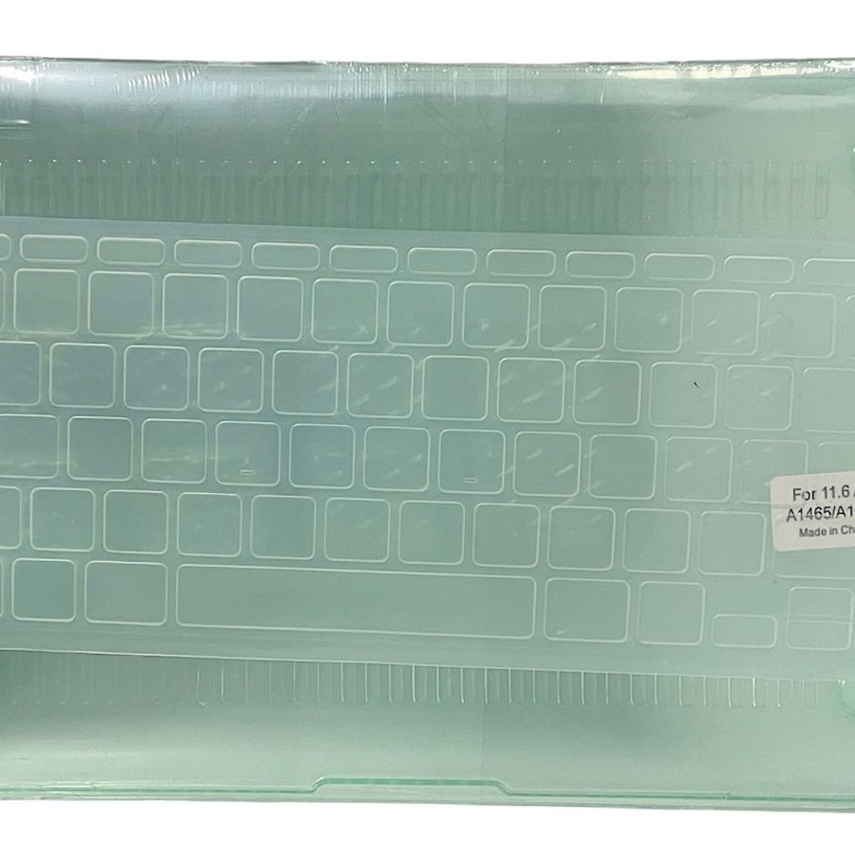 GENERICO - Carcasa Case Para Mac Air 11 A1465 Protector Teclado Español Verde