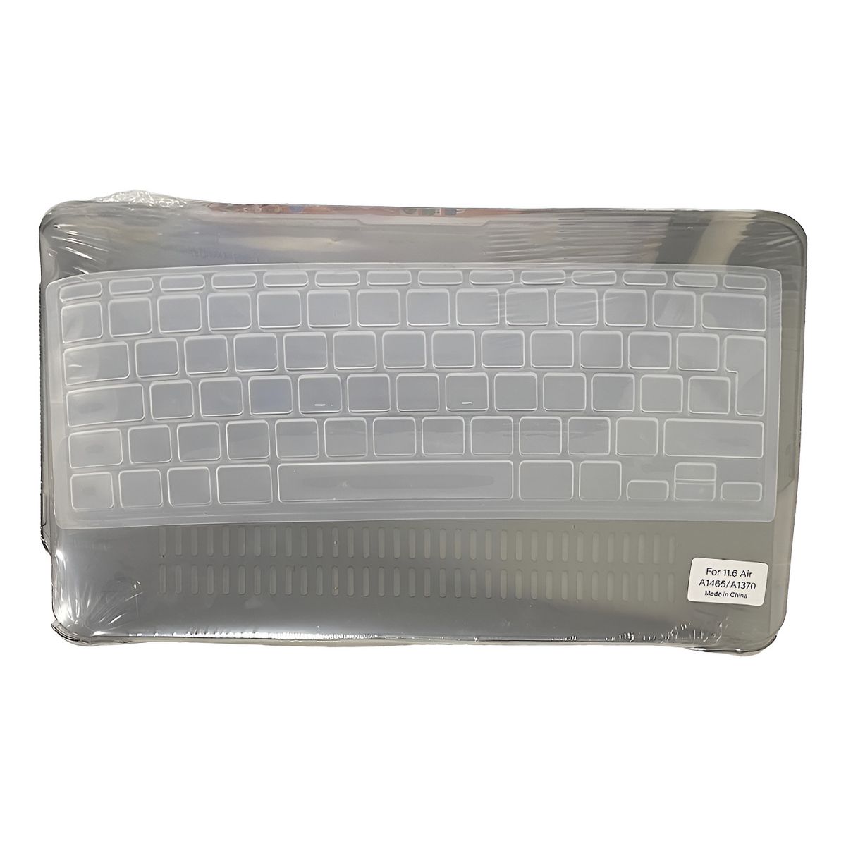 GENERICO - Carcasa Case Para Mac Air 11 A1465 Protector Teclado Español Gris
