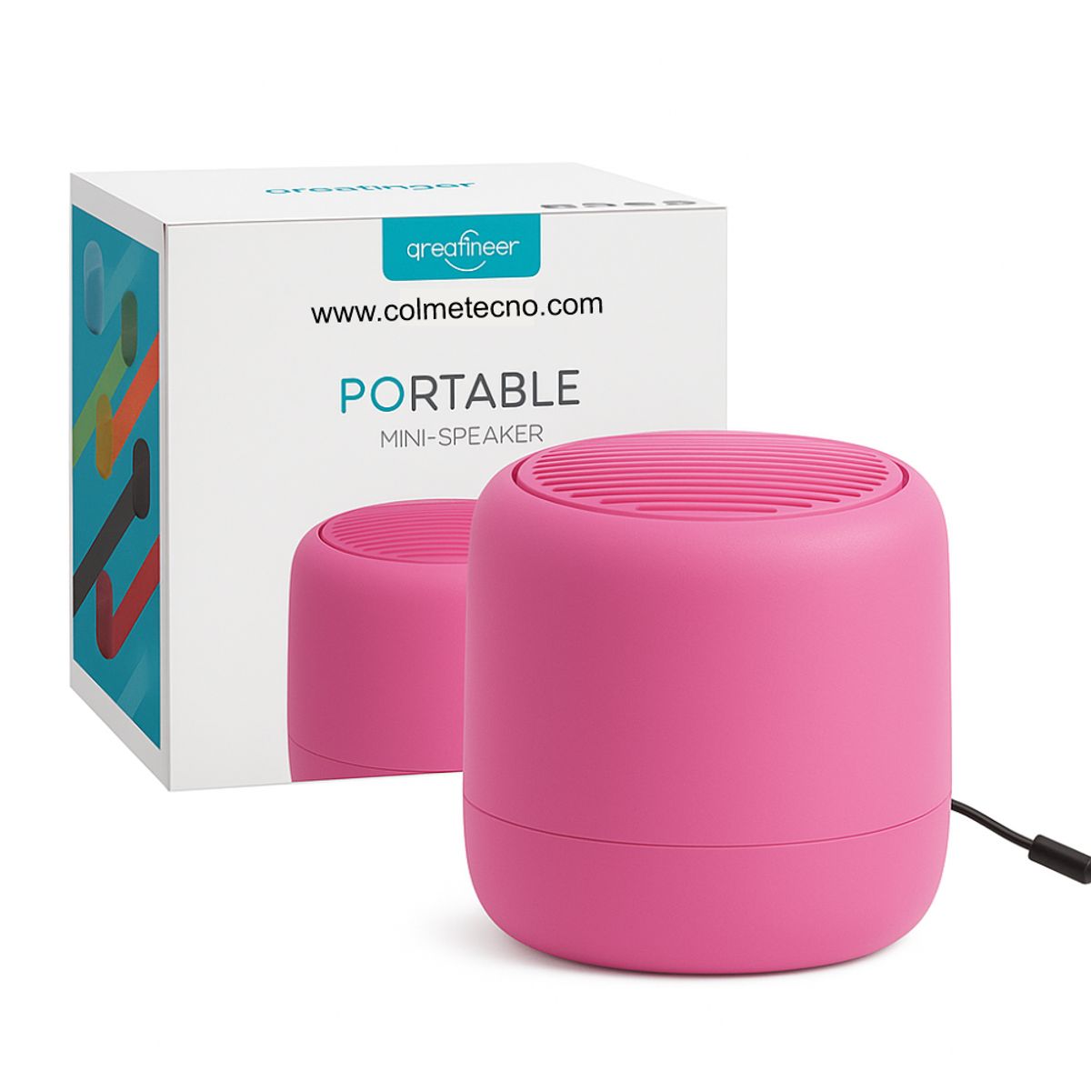 COLME TECHNOLOGY HOME - Mini Parlante Portatil Recargable Bluetooth Usb Sd Gts-1675