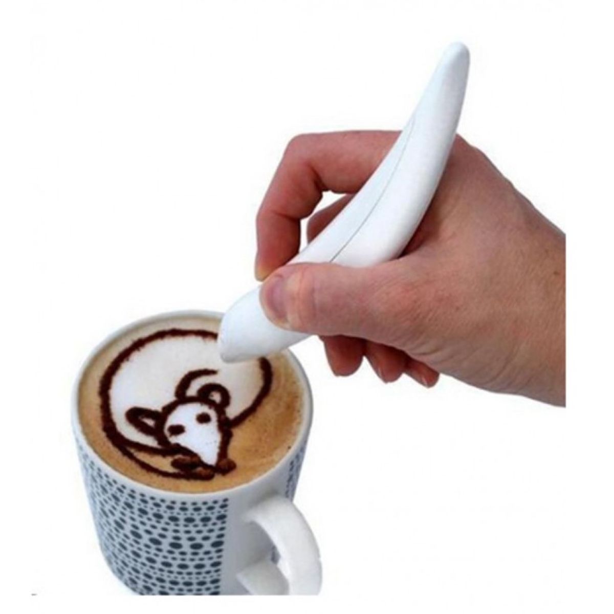 MR COFFEE - Boligrafo Electrico Arte Latte para café Barista