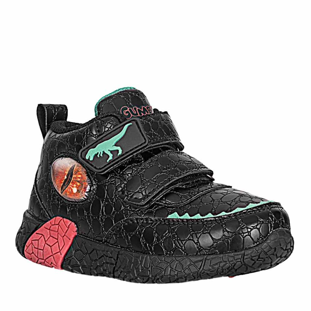 GUMBALL - Botabotin de Niño marca GUMBALL en Color NEGRO   BOTA FUZ DINO BOT 3