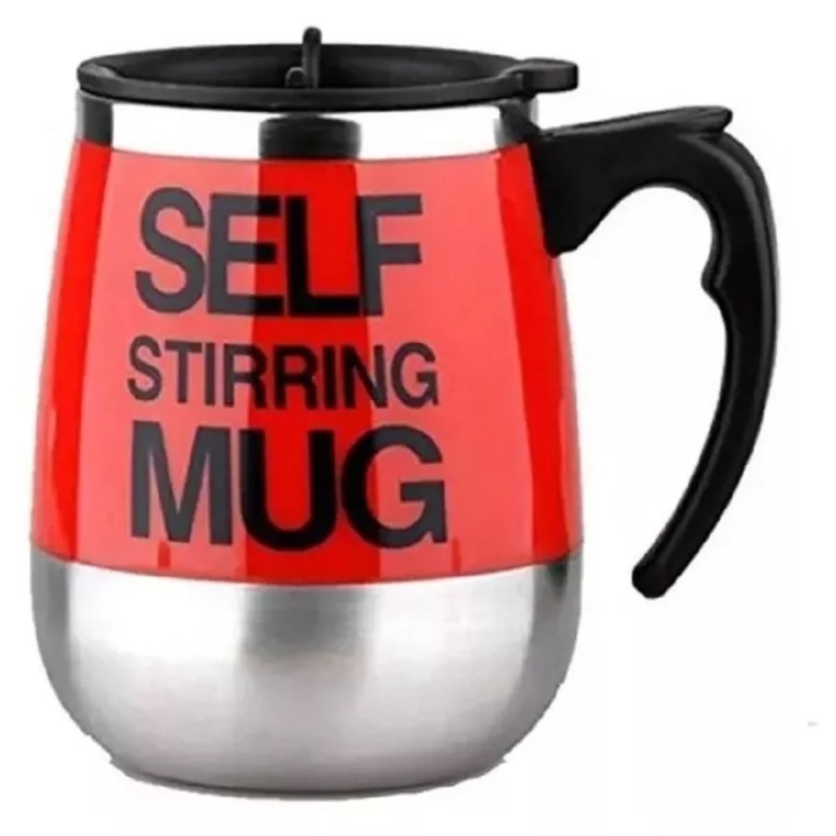 GENERICO - Vaso Taza Pocillo Mezclador Elèctrico Mug Cafe 400ml rojo