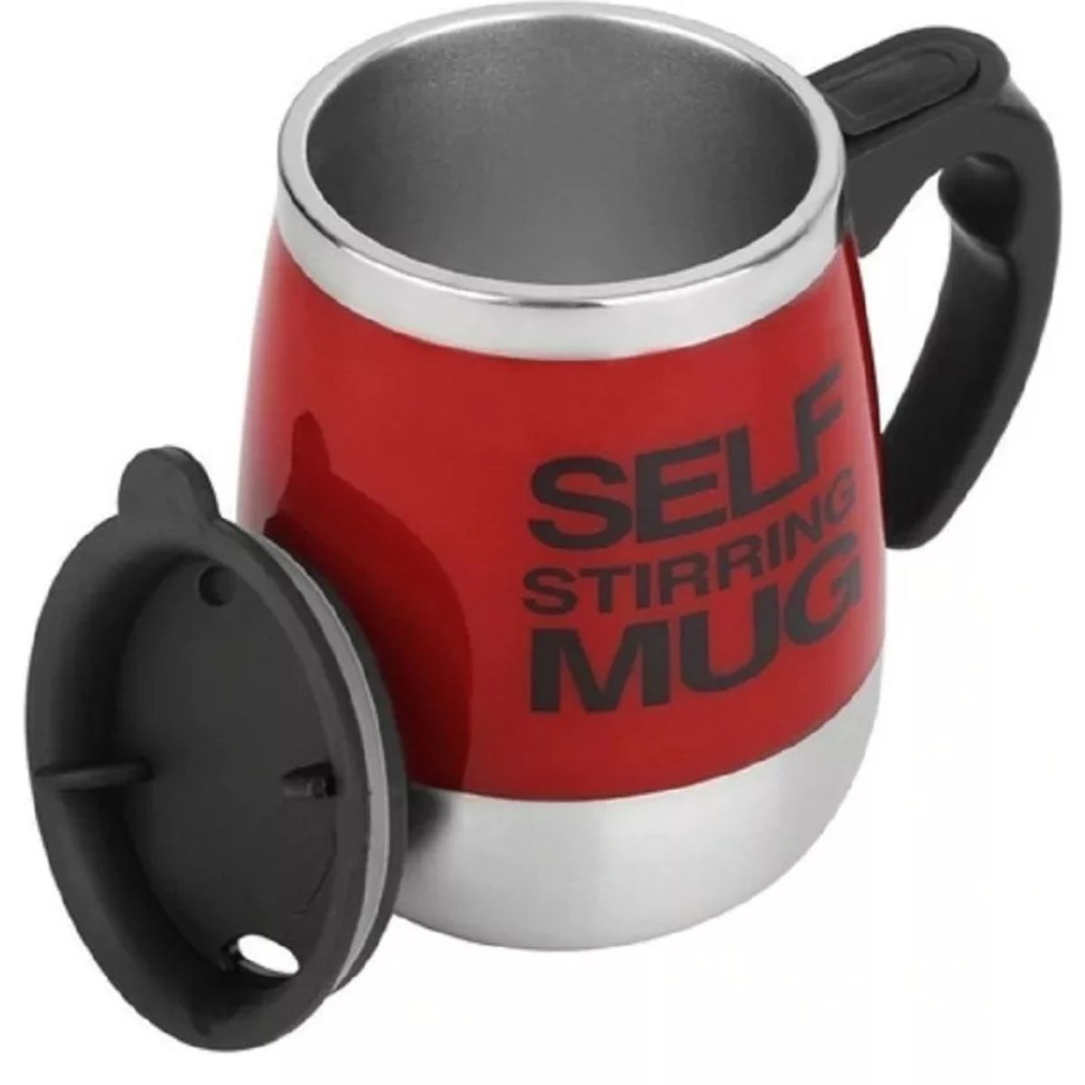 GENERICO - Vaso Taza Pocillo Mezclador Elèctrico Mug Cafe 400ml rojo