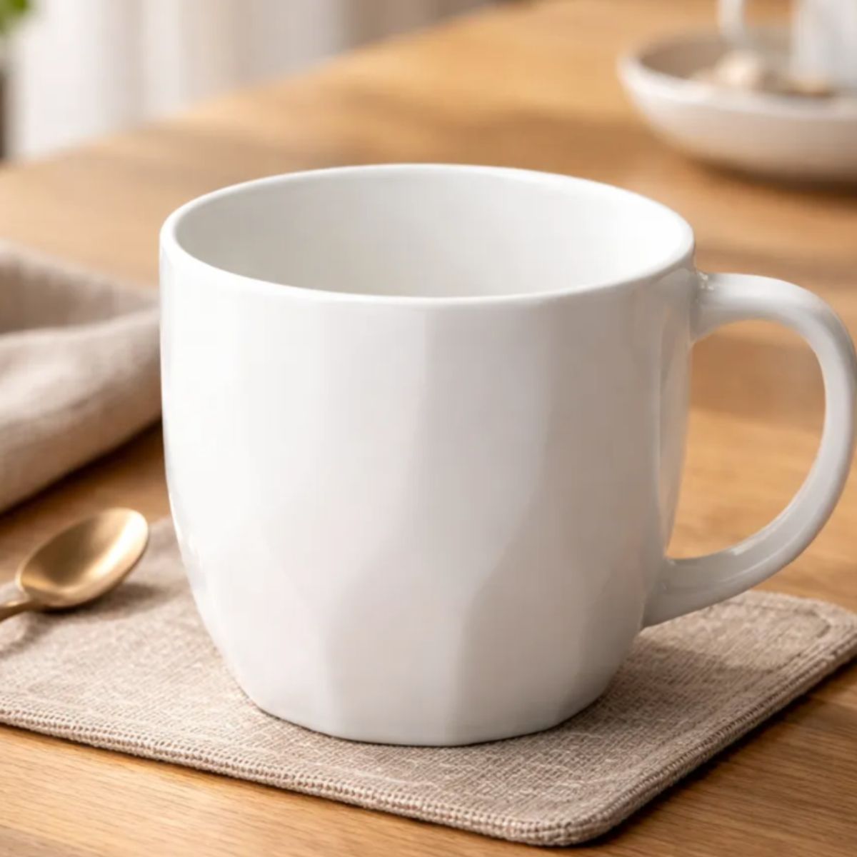MULTIPLACE COLOMBIA - Juego De Pocillos Chocolate 400 Ml En Ceramica Finos 6 piezas