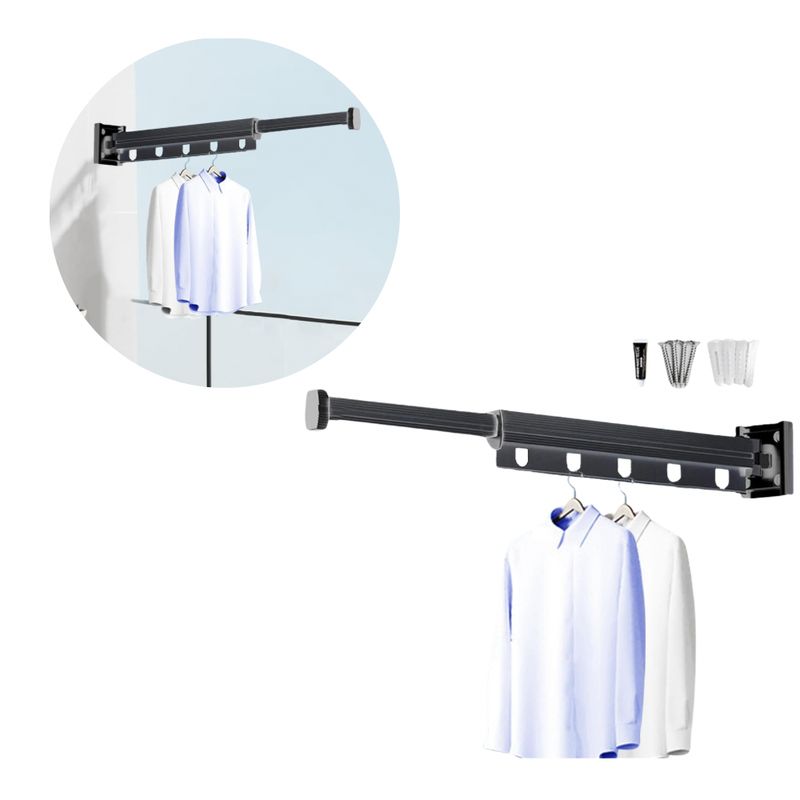 MULTIPLACE COLOMBIA - Tendedero Plegable para ropa de Pared en aluminio 59 cm