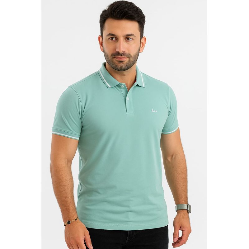 GENERICO - Camiseta Premium Fit Polo Seda Fría Tallas Hombre
