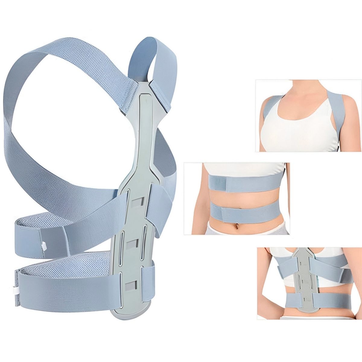 GENERICO - Corrector De Postura Inteligente Ajustable Unisex Cervical