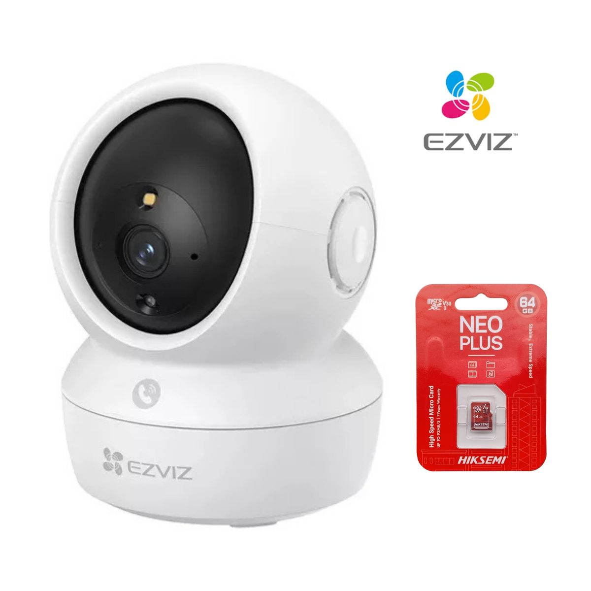 IMOU - CAMARA EZVIZ H6C 3MP2K INTERIOR ROBOTICA CON AUDIO + MEMORIA 64GB
