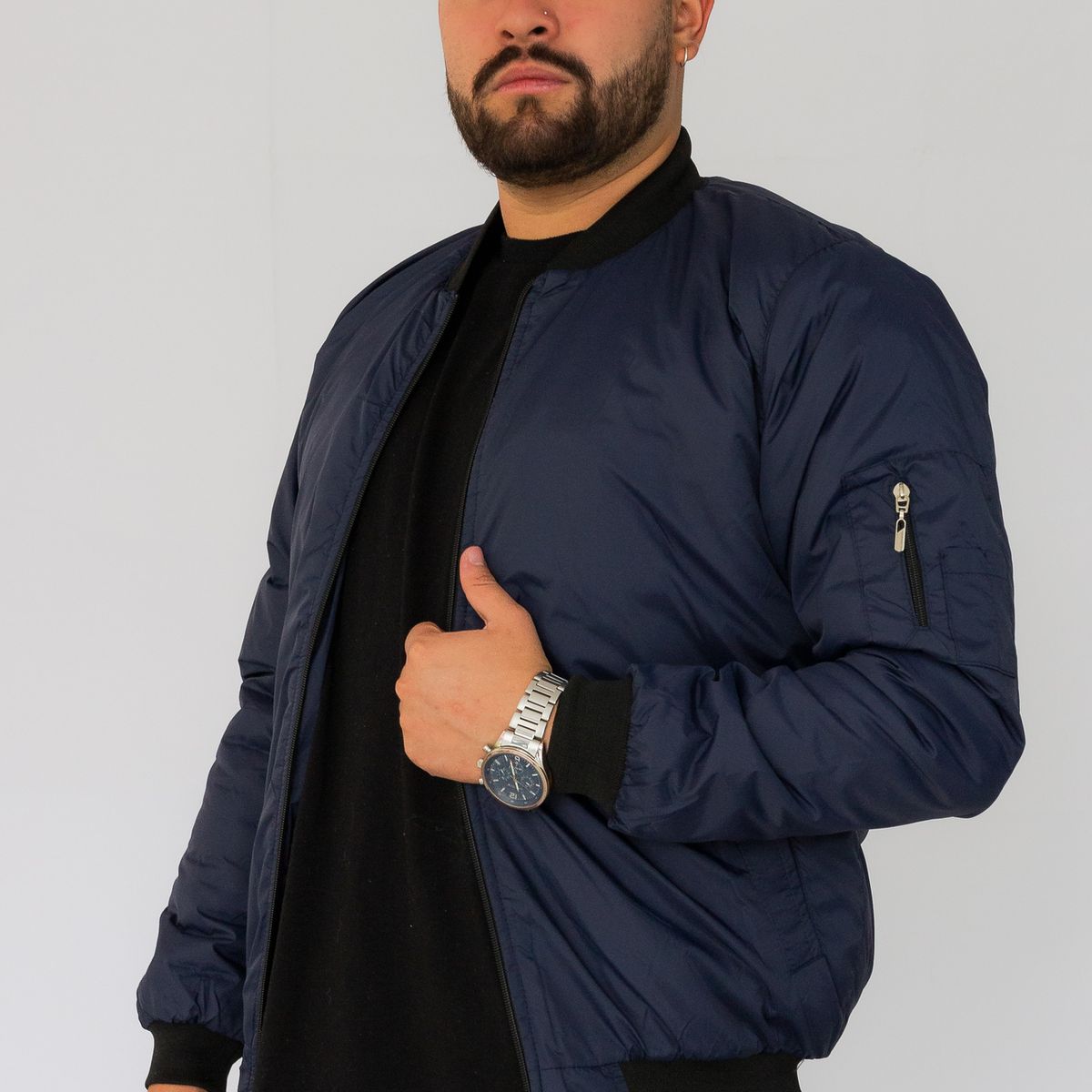 ABC JACKETS - chaqueta hombre piloto impermeable y acolchada