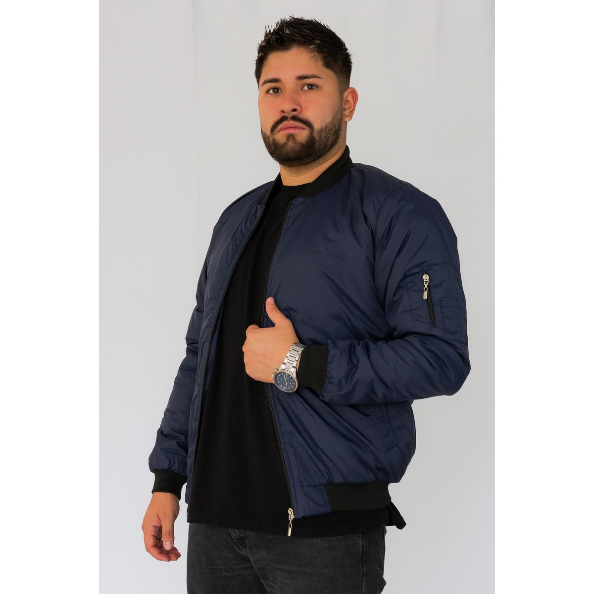 ABC JACKETS - chaqueta hombre piloto impermeable y acolchada