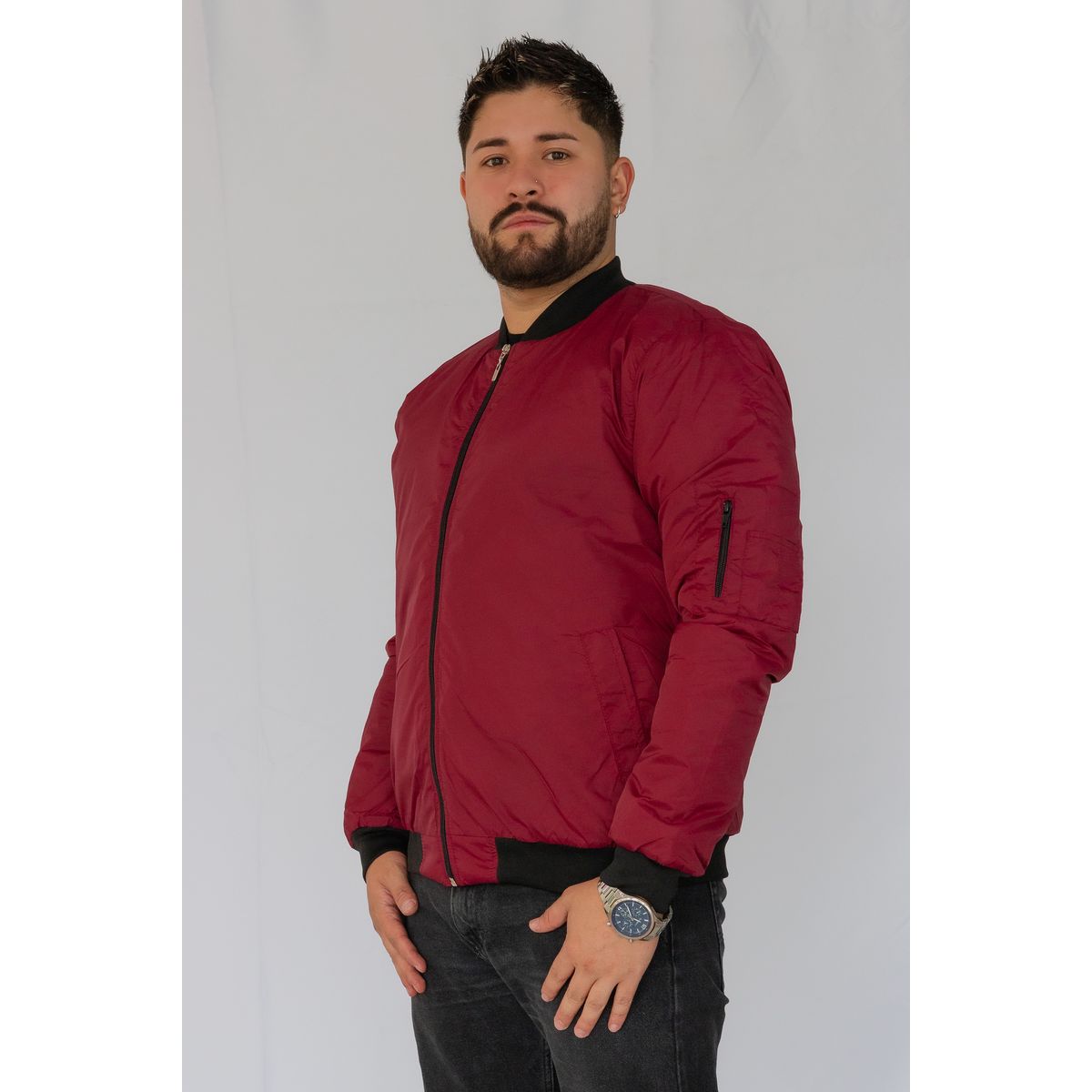 ABC JACKETS - chaqueta hombre piloto impermeable y acolchada
