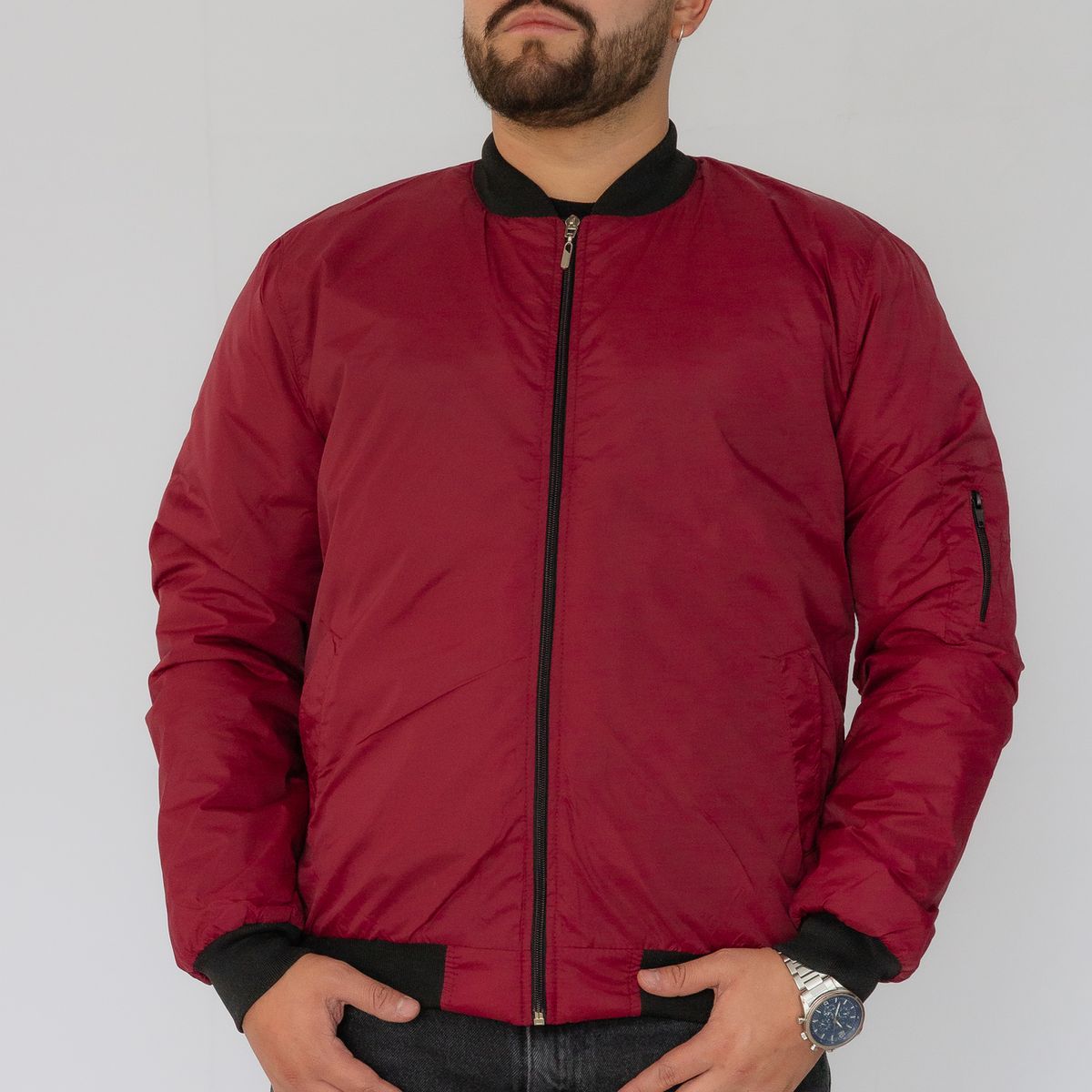 ABC JACKETS - chaqueta hombre piloto impermeable y acolchada