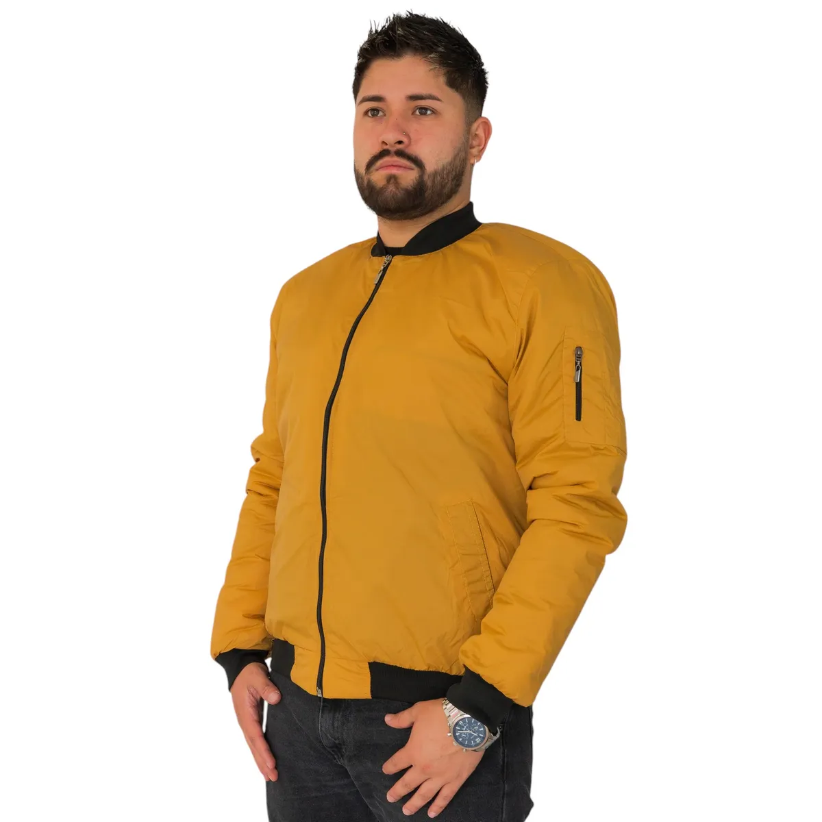 ABC JACKETS - chaqueta hombre piloto impermeable y acolchada