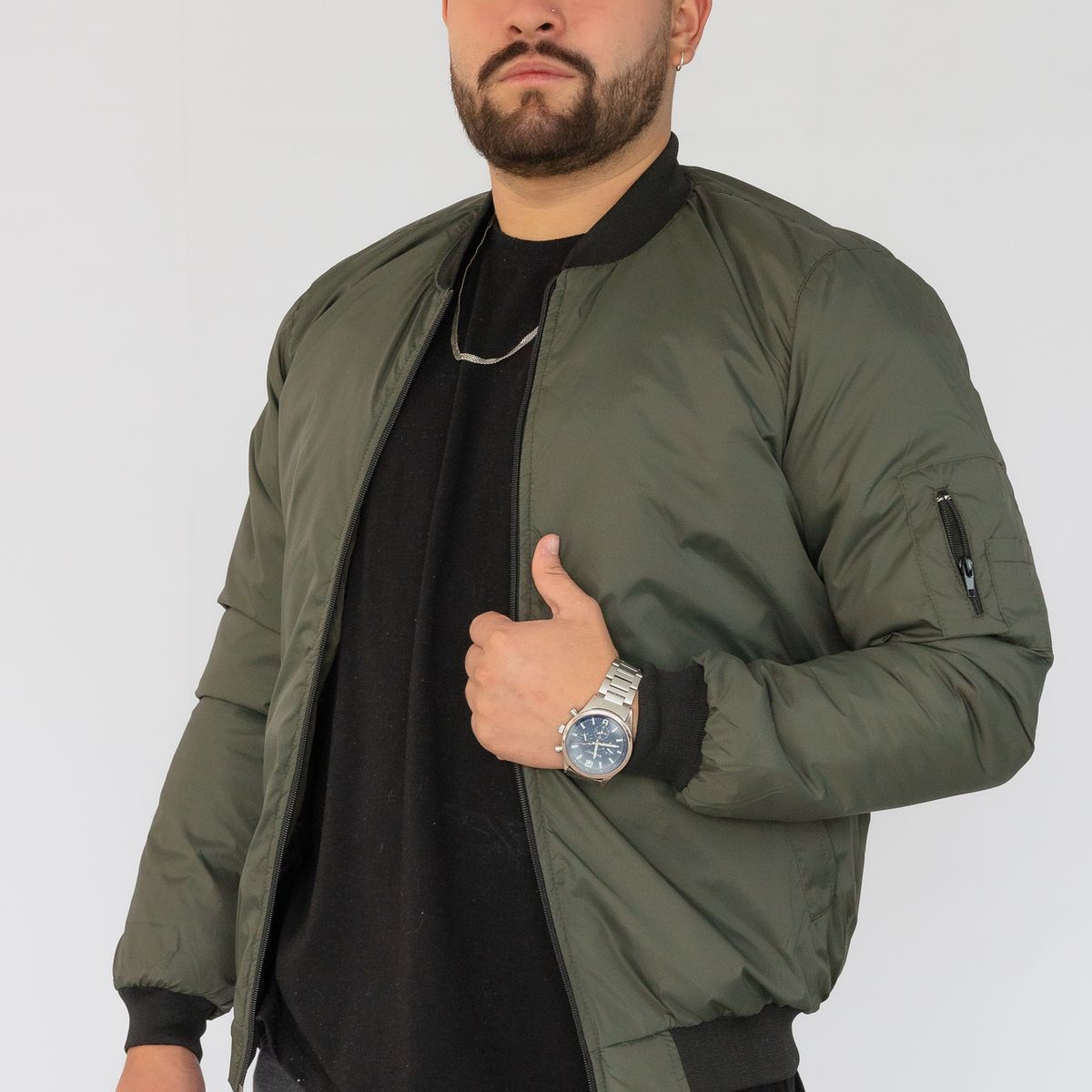 ABC JACKETS - chaqueta hombre piloto impermeable y acolchada