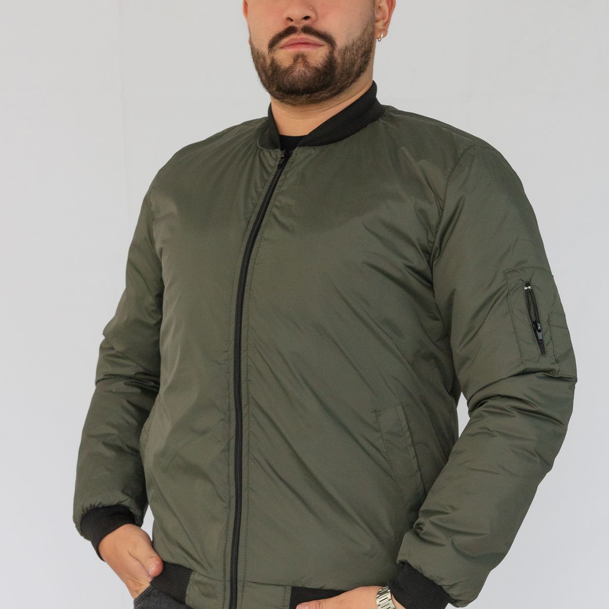 ABC JACKETS - chaqueta hombre piloto impermeable y acolchada