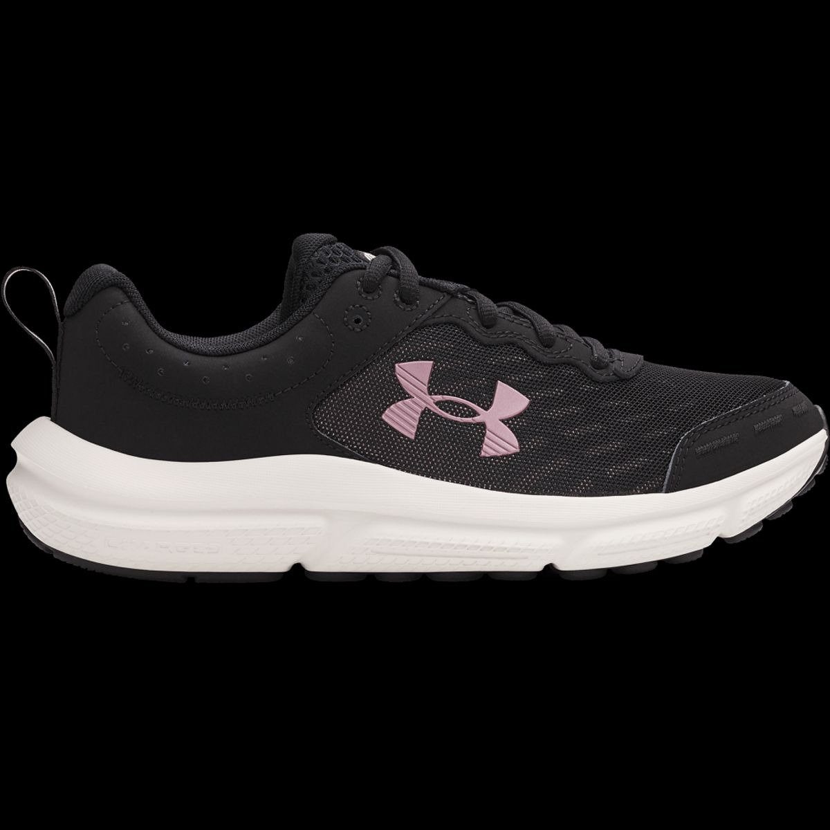UNDER ARMOUR - UA W Charged Assert 10 Tenis negro de mujer para correr