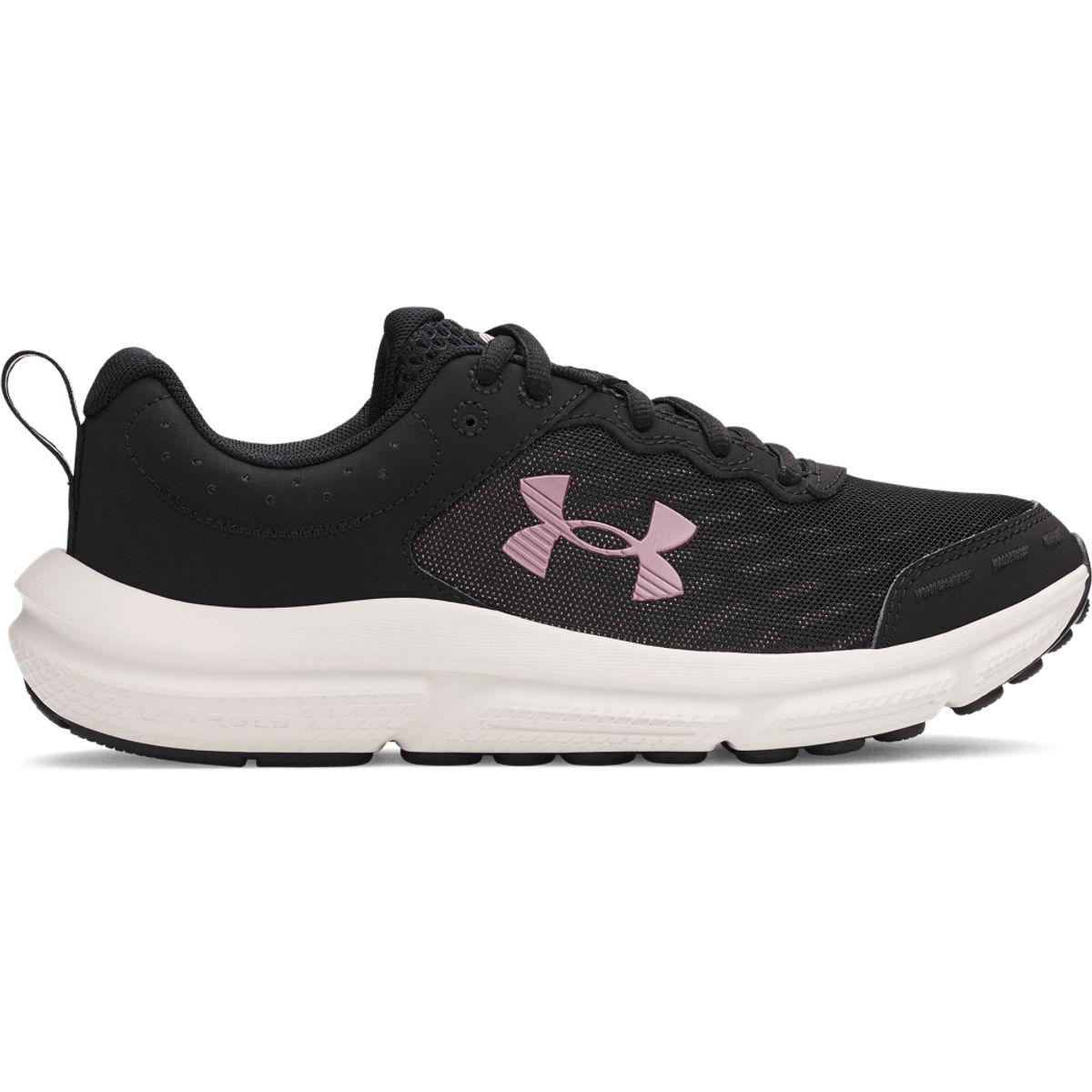 UNDER ARMOUR - UA W Charged Assert 10 Tenis negro de mujer para correr