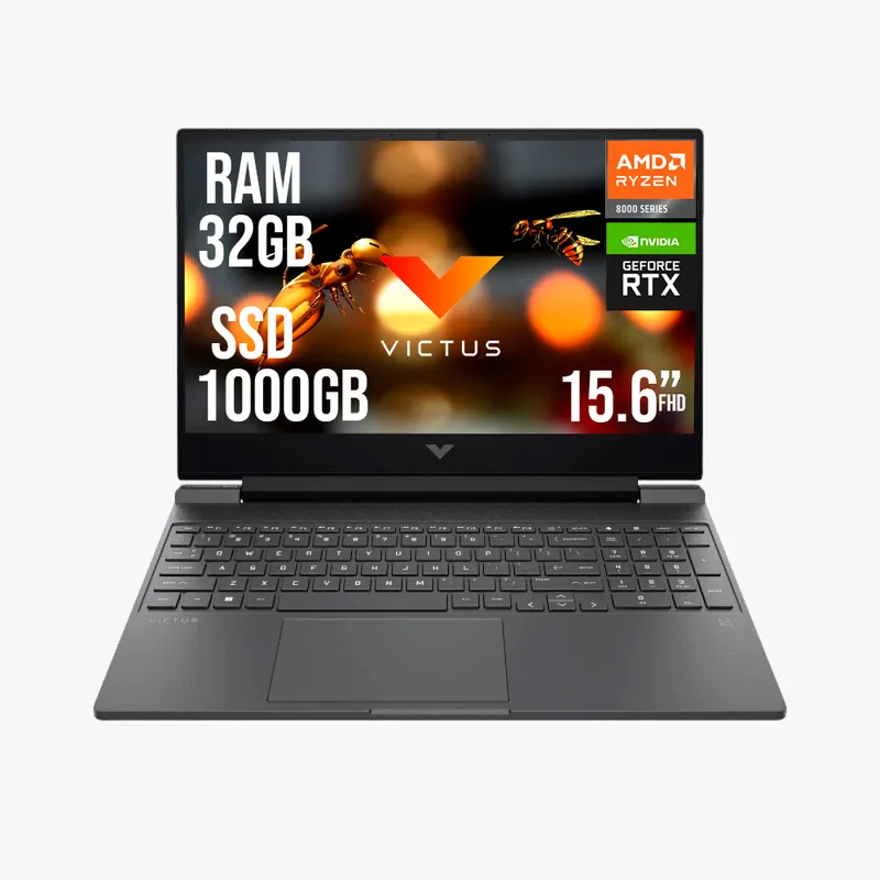 HP - HP VICTUS AMD RYZEN 5 8645HS RTX 2050 4GB SSD 1TB RAM 32GB 15.6 FHD 144Hz