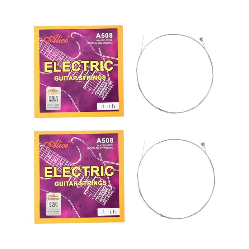 ALICE - 2 Cuerdas 4tas Re Para Guitarra Electrica Alice A508 0.24