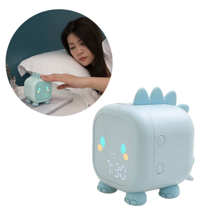MULTIPLACE COLOMBIA - Reloj Despertador Infantil Bluetooth con Luz LED y App
