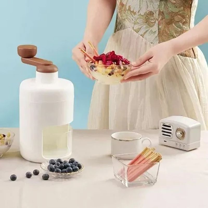 GENERICO - Triturador De Hielo Manual Rallador Para Raspados Helados