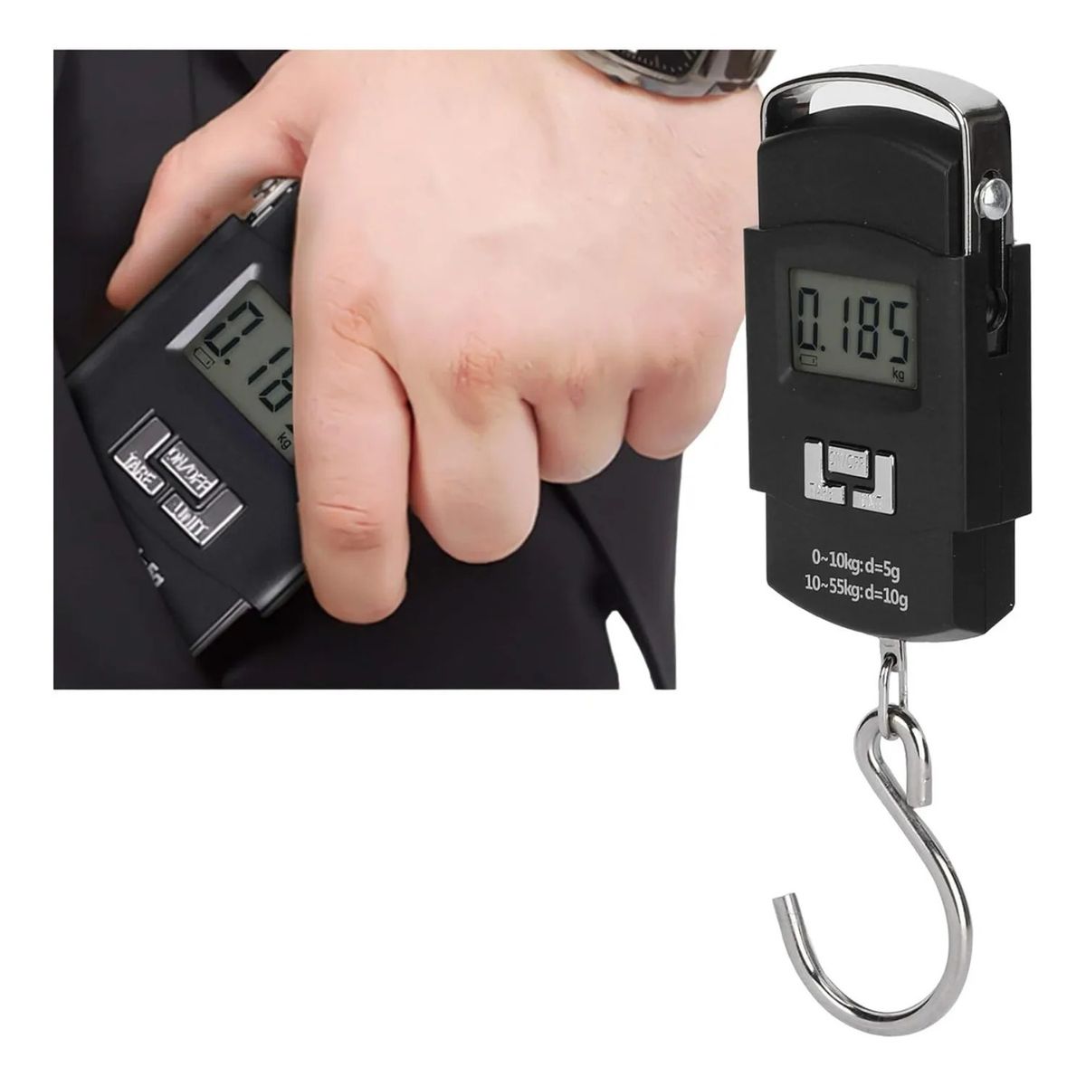 GENERICO - Pesa Gramera Digital Bolsillo Hasta 50kg Electronica Onzas