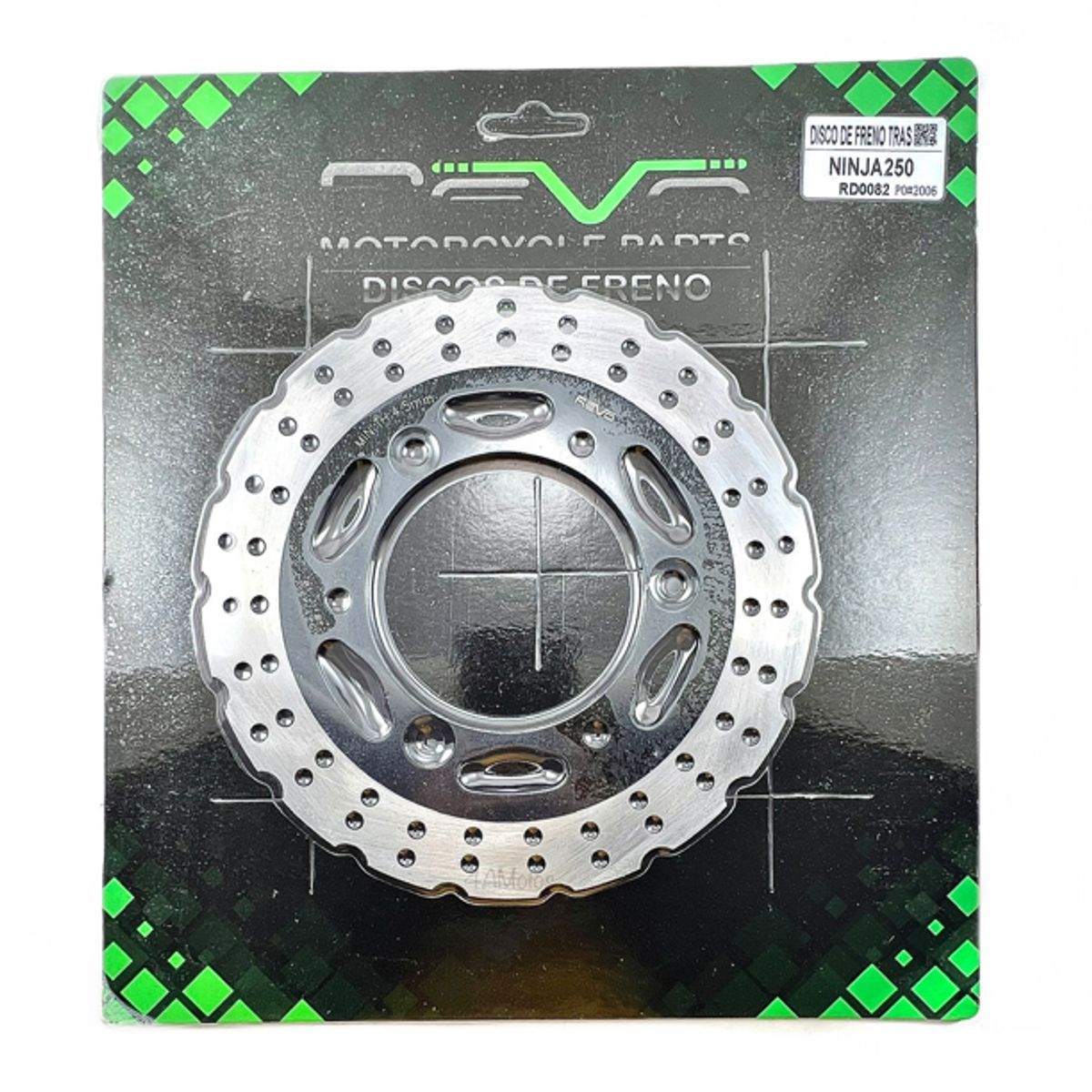 REVO - Disco De Freno Trasero Kawasaki Ninja 300  - Z 250