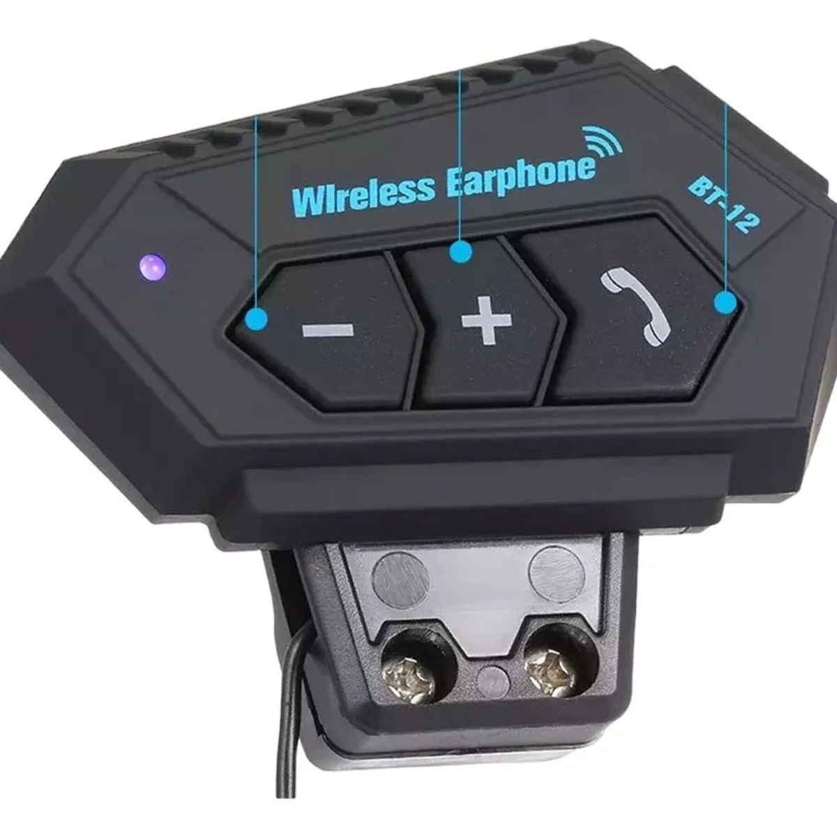 GENERICO - Intercomunicador Casco Moto Auricular Conexión Llamada Music