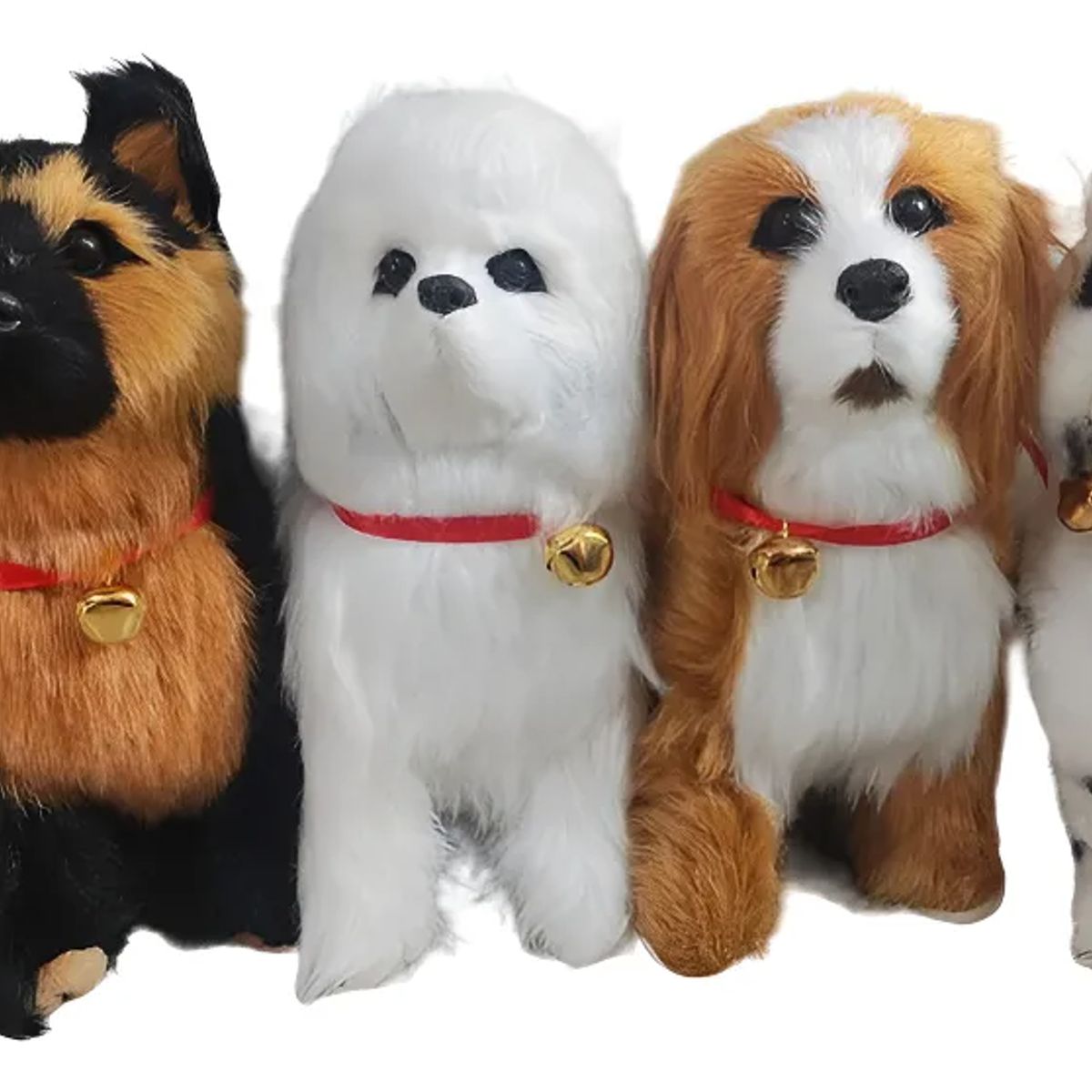 GENERICO - Peluche Animado Perro Gato Robot Camina Habla Pilas Aa