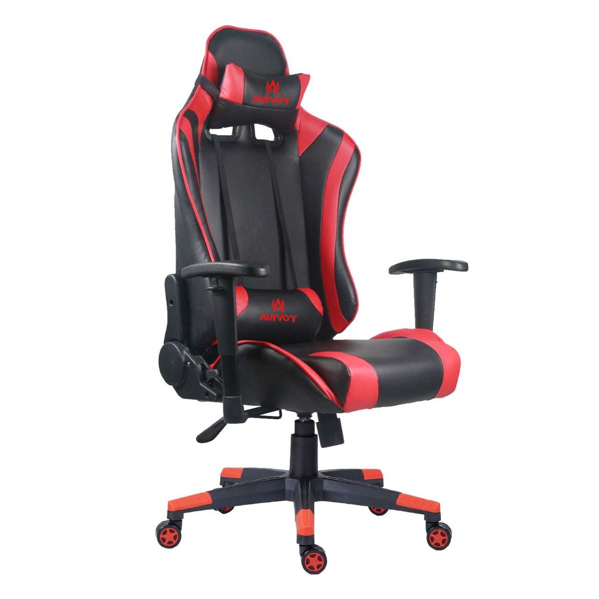 GENERICO - Silla Gamer Profesional Valorant Roja en Cuero PU