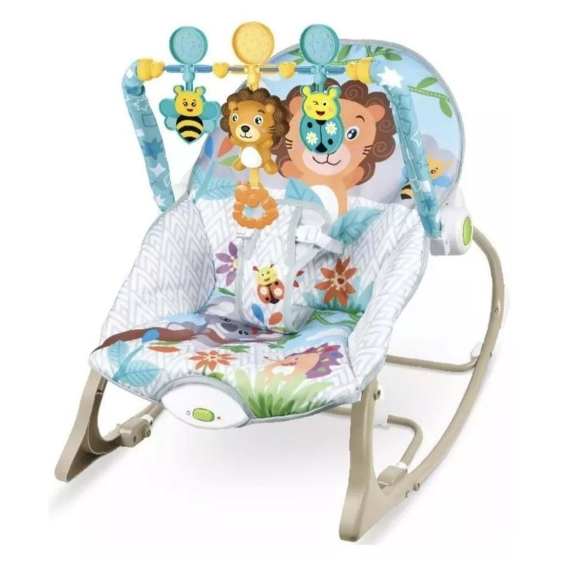 GENERICO - Silla mesedora vibradora y musical rocker crece conmigo bebe