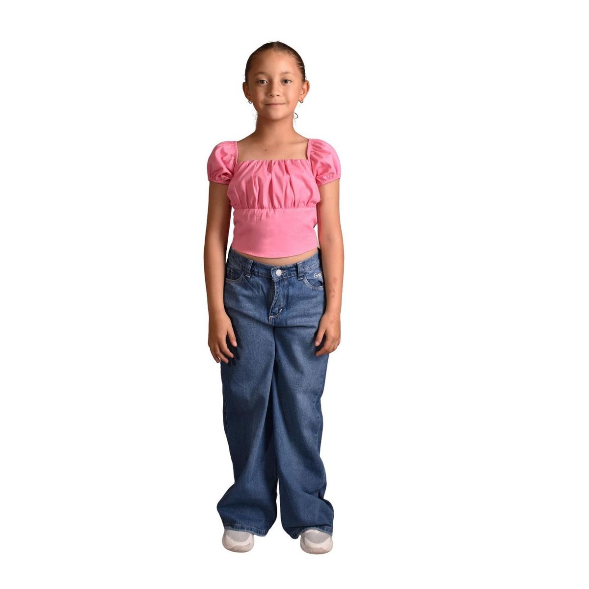 BIGBOYS - Blusa Recogido Rosa Barbie Niña